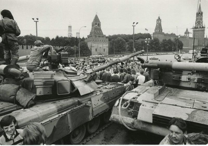 Фото августовского путча 1991