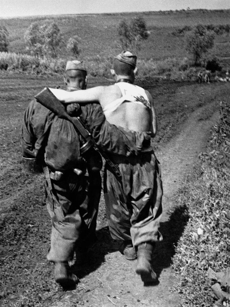 Курская битва, июль 1943. Выставки:&nbsp;«Человек на войне», «Начало Великой Отечественной войны» с этой фотографией.