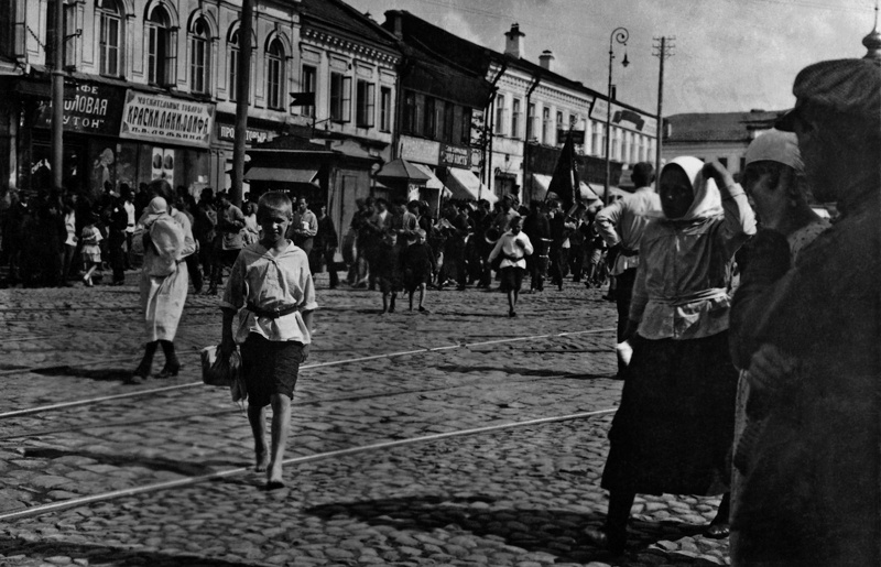 На улице Москвы, 1922 год, г. Москва