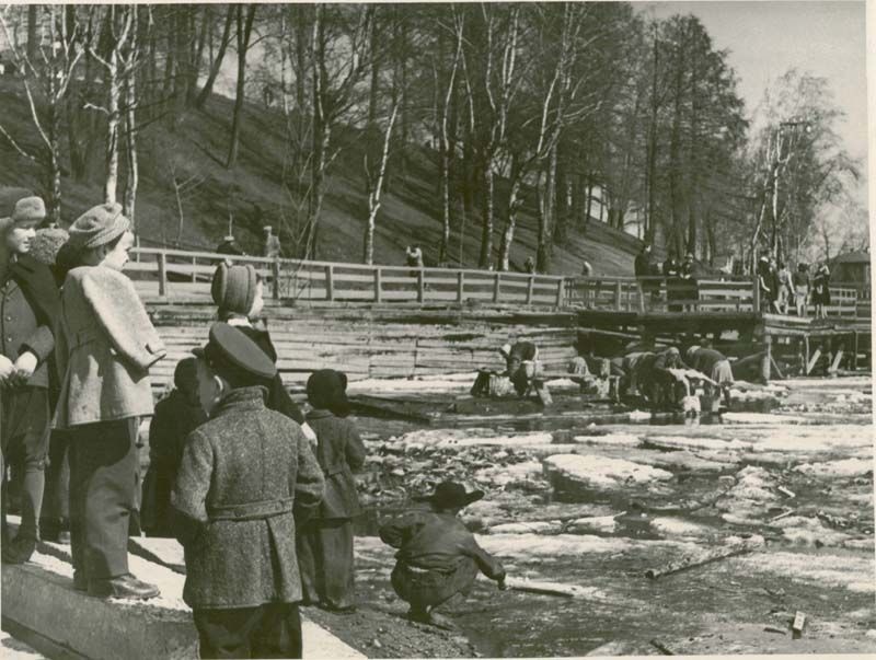 Весна на реке, 1961 год, г. Череповец