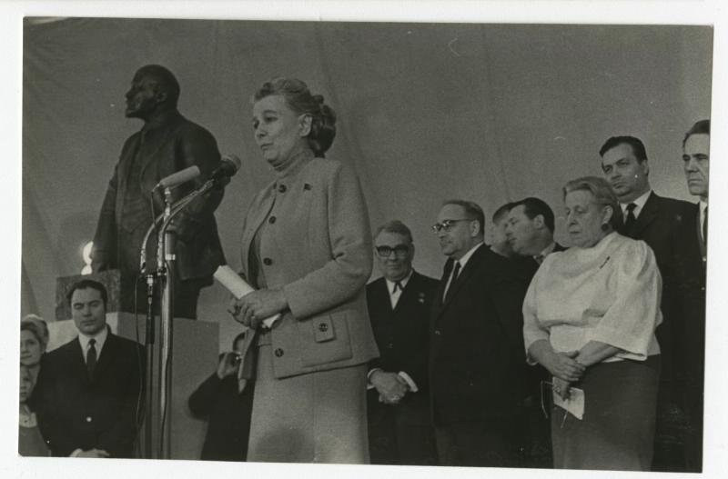 Выступление министра культуры СССР Екатерины Фурцевой, 1967 - 1969