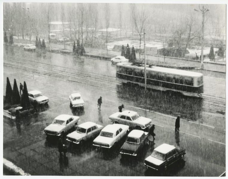 Первый снег, 1989 год, Узбекская ССР, г. Ташкент. Выставка «Первый снег» с этой фотографией.&nbsp;