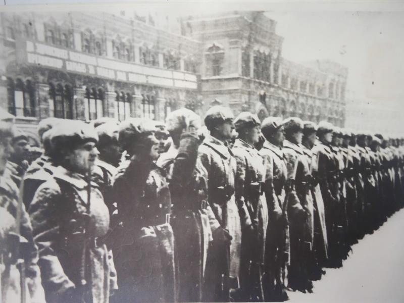 Парад на Красной площади, 1941 год, г. Москва