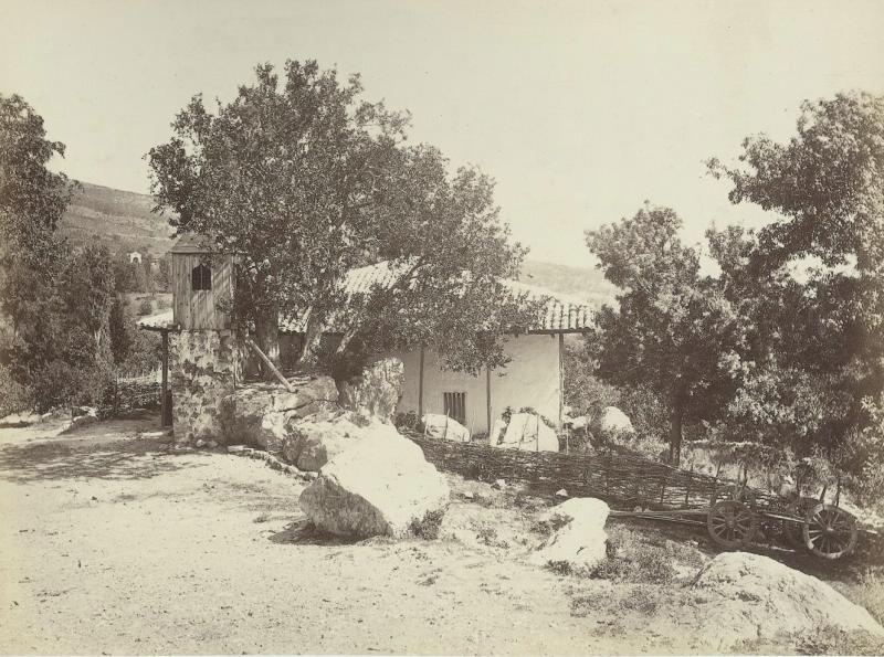 Крымский пейзаж, 1890-е, Таврическая губ., Крым, Симеиз. Предположительно, Симеиз.