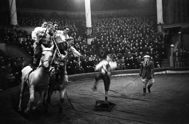 Фото "Цирк. Жокеи-наездники под руководством Заслуженного артиста РСФСР ...