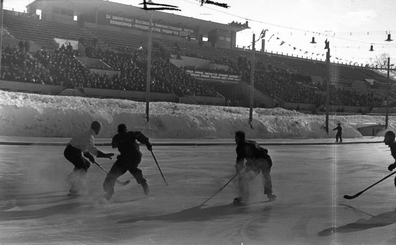 Хоккей (стадион «Динамо»), 1936 год, г. Москва, Ленинградский проспект