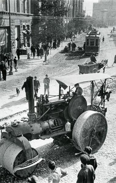 Дорожные работы, 1931 год, Грузинская ССР, г. Тбилиси
