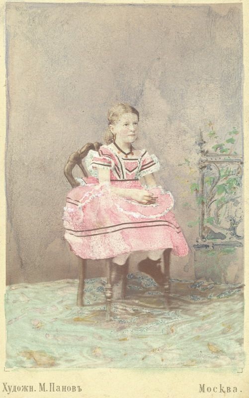 Портрет девочки, 1870 год, г. Москва