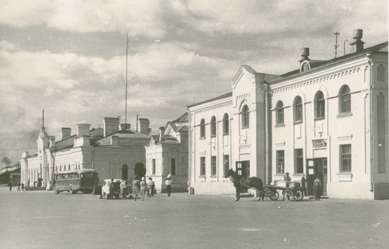 Вокзал станции Череповец, 1963 год, г. Череповец и Череповецкий район