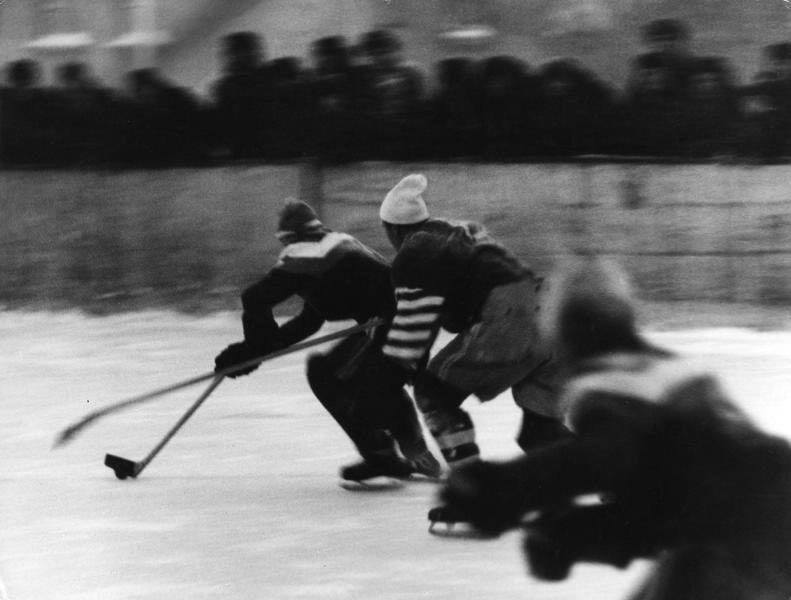 Хоккейный матч, 1965 год, г. Норильск