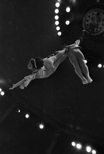 Воздушные гимнасты Запашные, 1971 - 1973, г. Москва