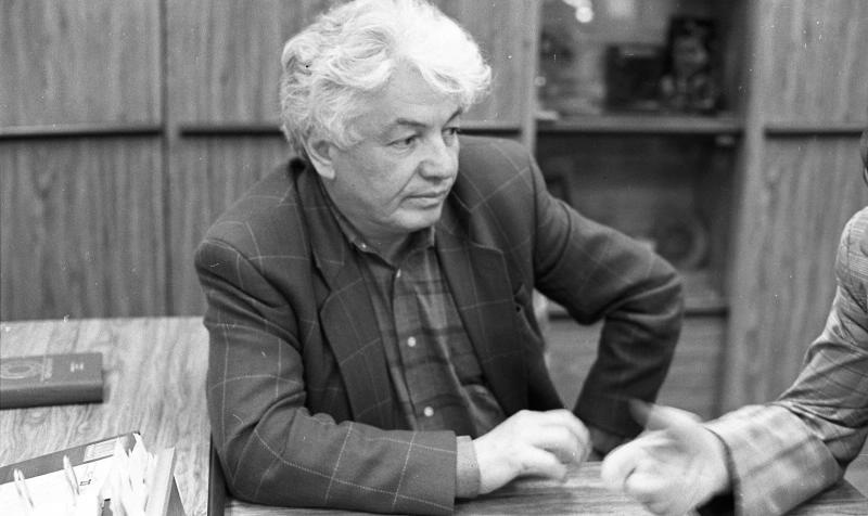 Владимир Войнович в редакции журнала «Юность», 1990 год, г. Москва