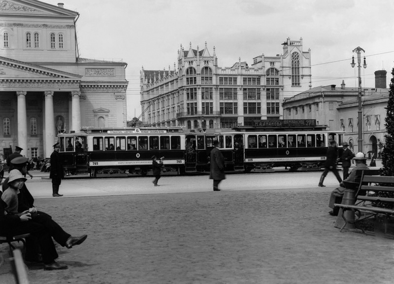 Театральная площадь, 1910 год, г. Москва