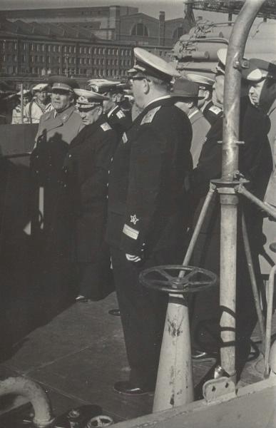 Прием на военном корабле, 1960-е, г. Ленинград
