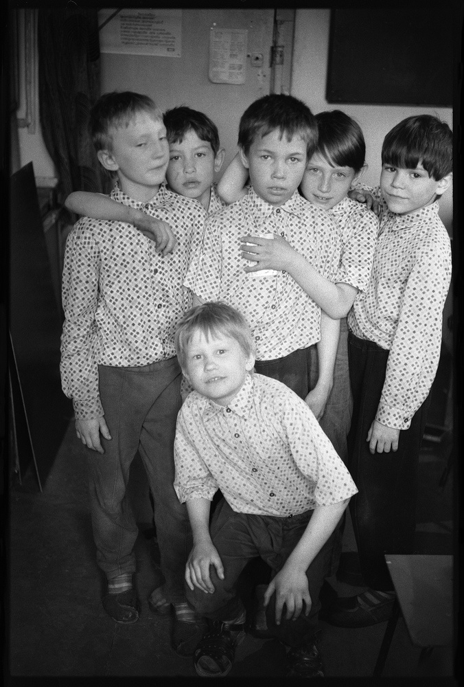 Шестеро первоклассников. Детдом № 5, 24 апреля 1987, г. Новокузнецк