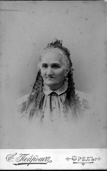 Женский портрет, 1880-е, г. Орел