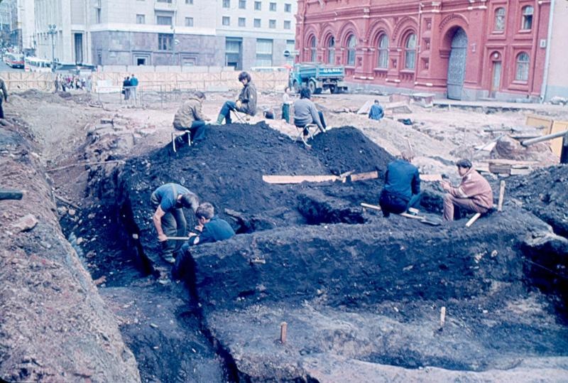 Археологические раскопки, 1989 год, г. Москва