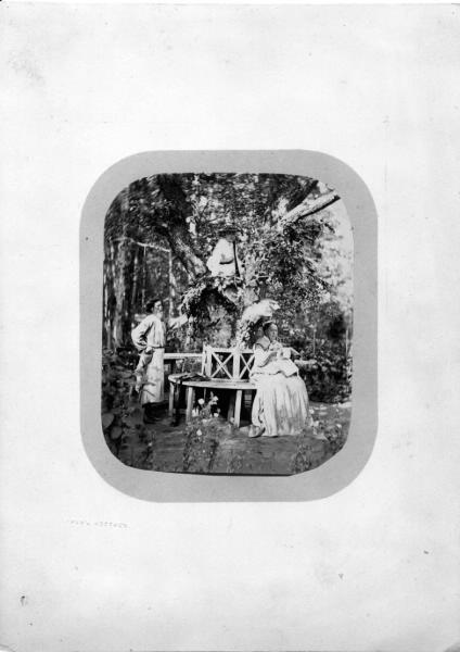 Сцена из дачной жизни, 1870-е