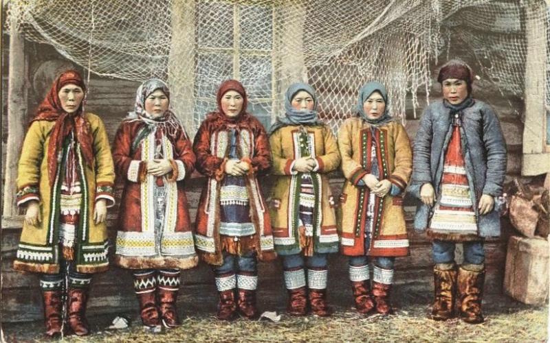 Тунгуски, 1913 год, Восточная Сибирь. Тунгусы - прежнее название коренного народа эвенки.
