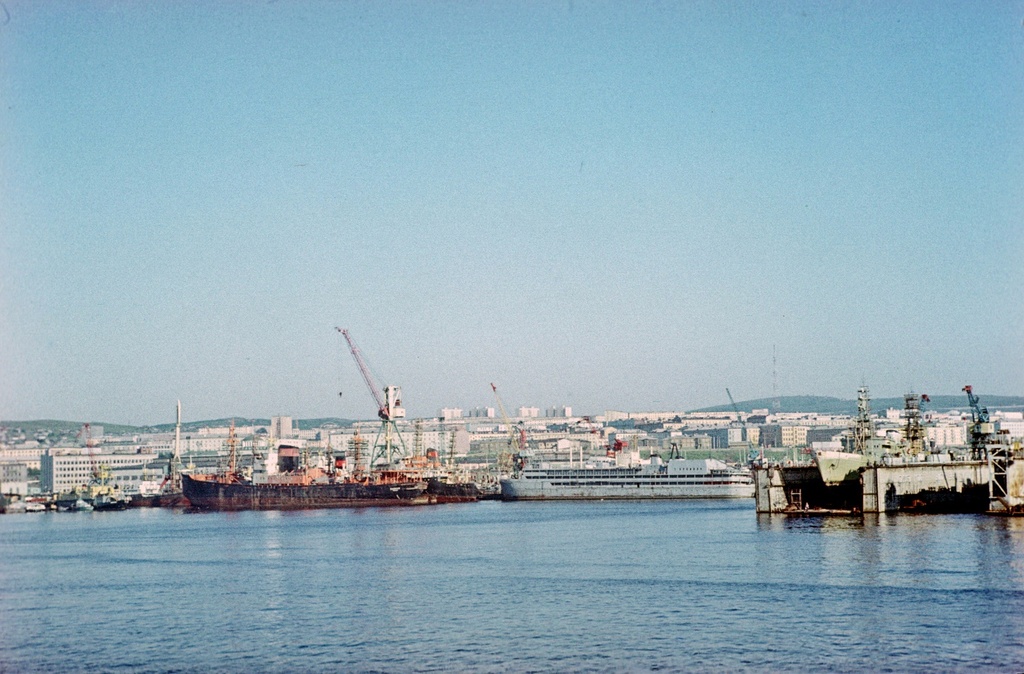 Фото "Мурманский порт", 1975 год, г. Мурманск - История России в ...