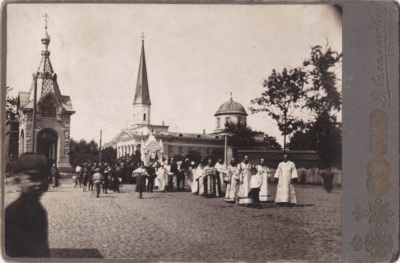 Похоронное шествие православного духовенства, 1912 - 1914, г. Кронштадт