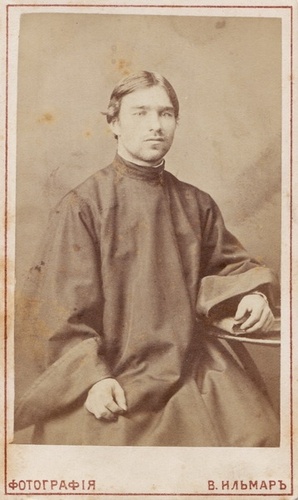 Портрет православного священнослужителя, 1860 - 1870, г. Новгород