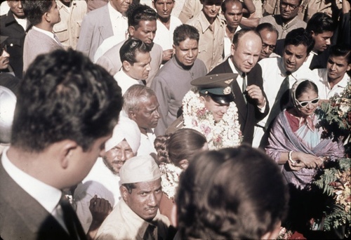 Юрий Гагарин в Индии, 29 ноября 1961, Индия, г. Дели