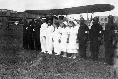 Встреча делегации Международного Красного Креста, 1934 - 1935, г. Москва