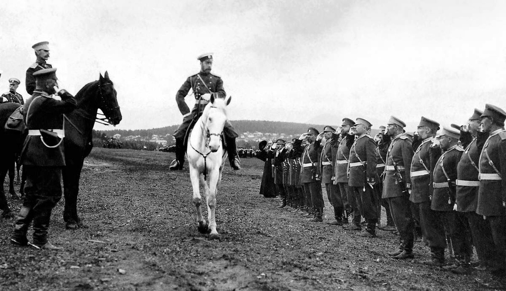 Смотр полков в Красном селе, 30 июля 1912, Санкт-Петербургская губ., Красное Село