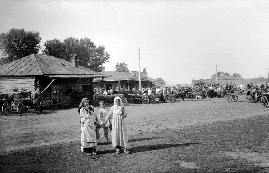 «Субботний базар на селе», 16 мая 1925, Уральская обл., Челябинский округ, с. Бродокалмак