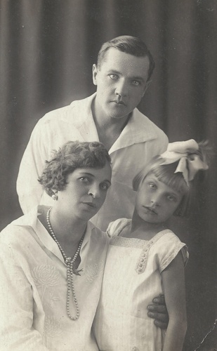 Семья Тэрвидис, 1 сентября 1931, г. Витебск