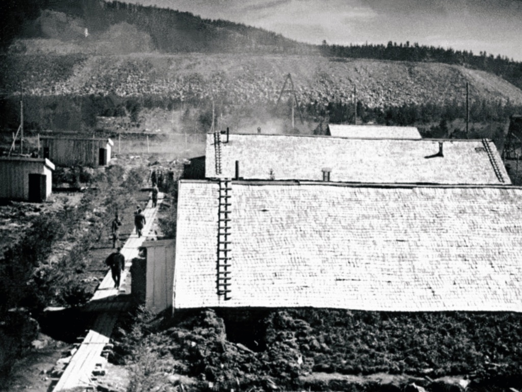 Жилые бараки трудармейцев, 1944 - 1946, Челябинская обл.. Трудовая мобилизация немцев Поволжья, военнослужащих немецкой национальности, политэмигрантов и других началась летом 1941 года в качестве рабочих колонны НКВД с размещением в лагерных пунктах.&nbsp;В 1948 году трудармейцы были переведены на положение спецпоселенцев с ограничением в правах.&nbsp;К началу 1949 года по Челябинской области на спецпоселении находилось 38 440 немцев. Только в 1956 году они получили равные со всеми советскими гражданами права.&nbsp;