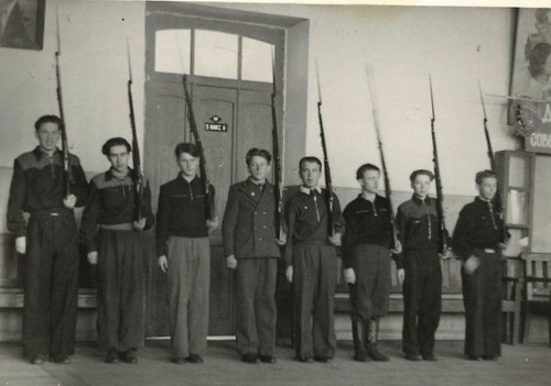 Военная подготовка, 1952 год, Горьковская обл., г. Городец