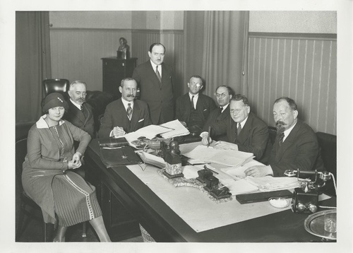 Подписание концессионного договора по Ленским приискам, 1925 год, г. Москва