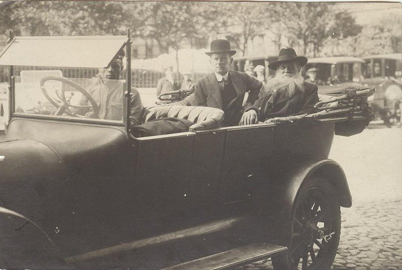 Князь Петр Кропоткин, 1918 год, г. Москва. Выставка «Россия в 1918 году» с этой фотографией.