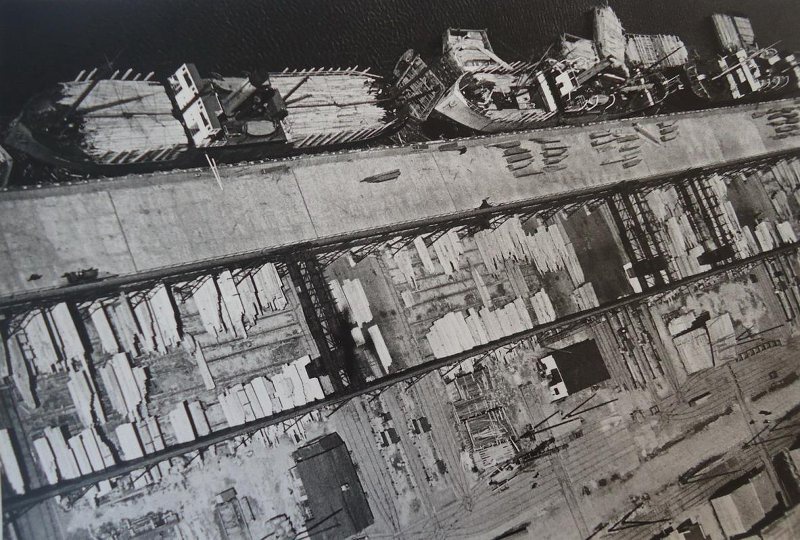 Ленинградский порт, 1931 год, г. Ленинград. Выставка «Сверху вид лучше» с этой фотографией.&nbsp;