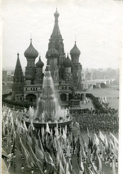 Всесоюзный Парад физкультурников, 12 августа 1945, г. Москва