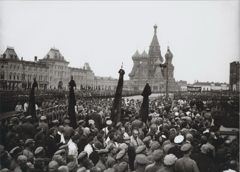 Похороны Феликса Дзержинского, комиссара ВСНХ СССР, 22 июня 1926, г. Москва