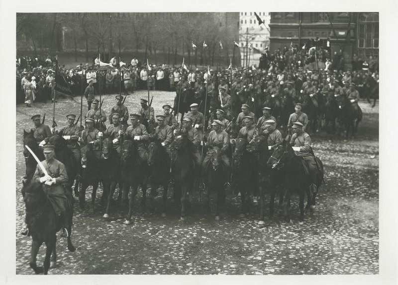 Парад на Красной площади, 1 мая 1925, г. Москва