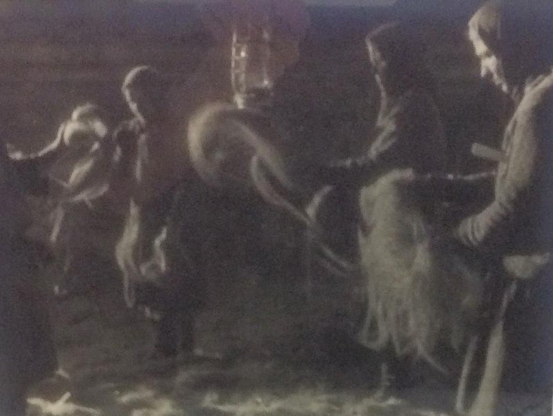 «Льнообработка в колхозе», 1940 год