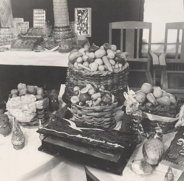 Кондитерские изделия, овощи, фрукты, 1940 - 1959