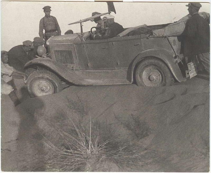 Авария в пустыне, 1934 год