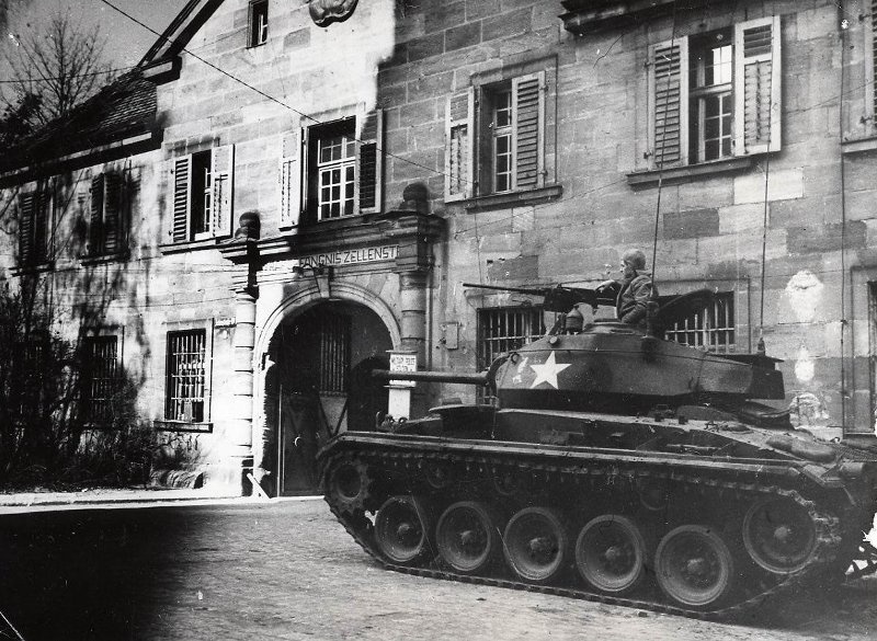 Танки на улицах Берлина, апрель - май 1945, Германия, г. Берлин