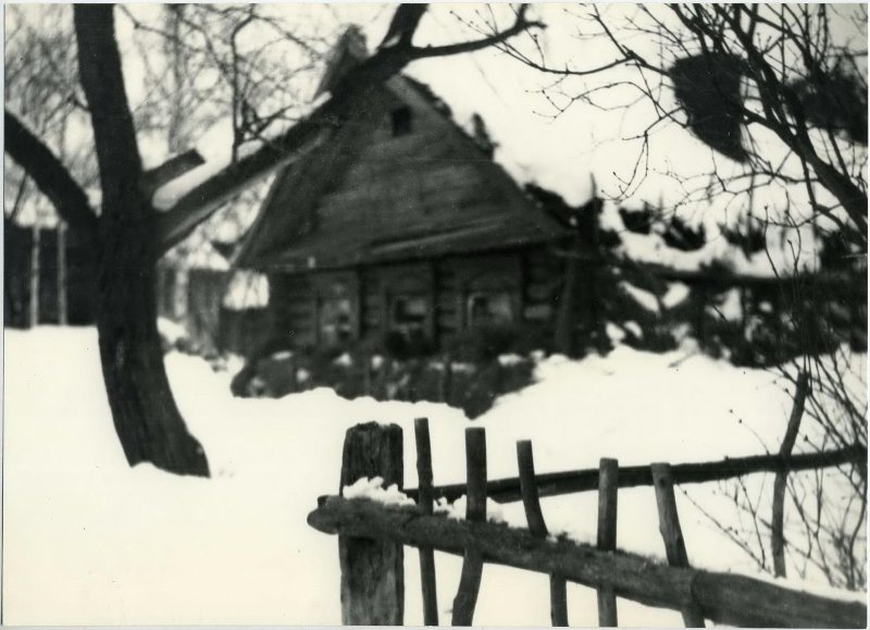 «Хата бедняка», 1920-е. Выставка «Падал прошлогодний снег» с этой фотографией.