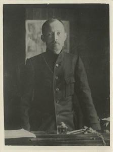 Феликс Дзержинский, 1919 год. Выставка «Петр Оцуп. Официальный государственный фотограф» с этим снимком.