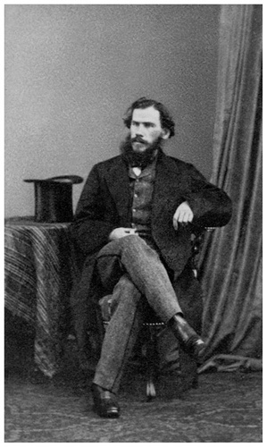 Лев Толстой во время первого заграничного путешествия, 1861 год, г. Брюссель