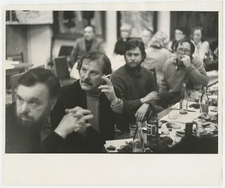Олег Комов, Юрий Зерчанинов на Новый 1983 год, 1982 год, г. Москва