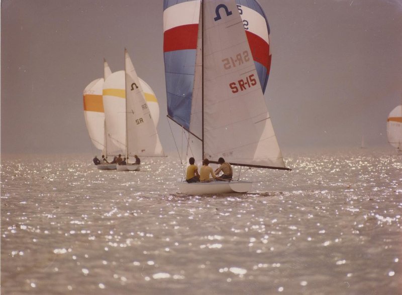 Спортивные яхты, 1980-е. Выставка «Прогулки на яхте» с этой фотографией.&nbsp;