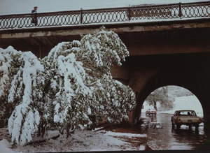 Лефортовский мост (зима), 1970-е, г. Москва