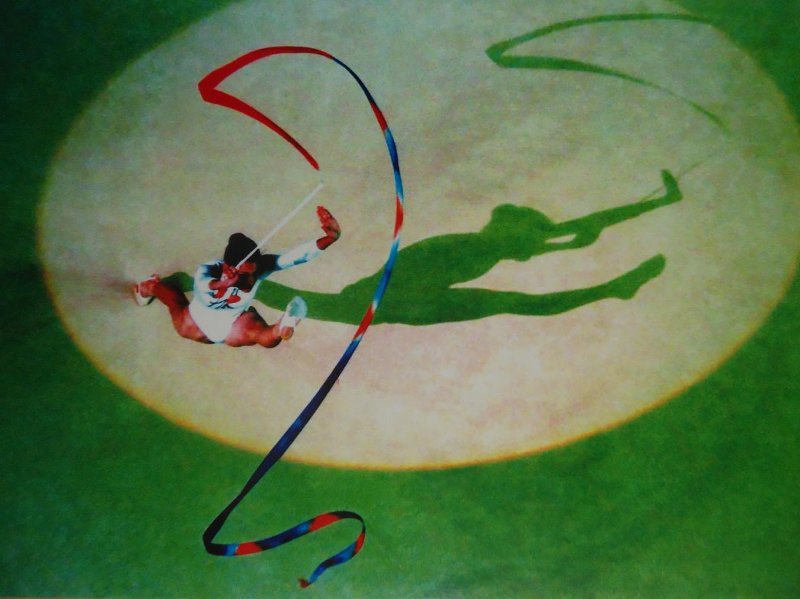 Из серии «Спорт». Художественная гимнастика, 1990 - 1997. Выставки «Искусство движения» с этой фотографией.&nbsp;